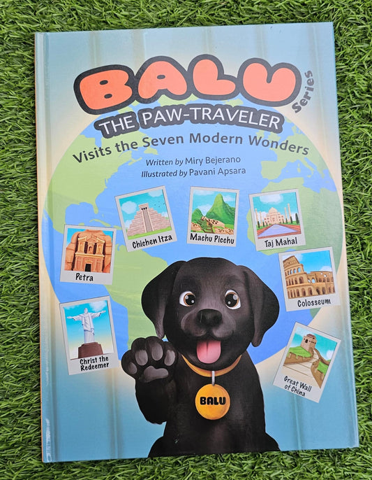 Deluxe Edition: Balu the Paw-Traveler Hardcover Book - Includes Bookmark & Stickers