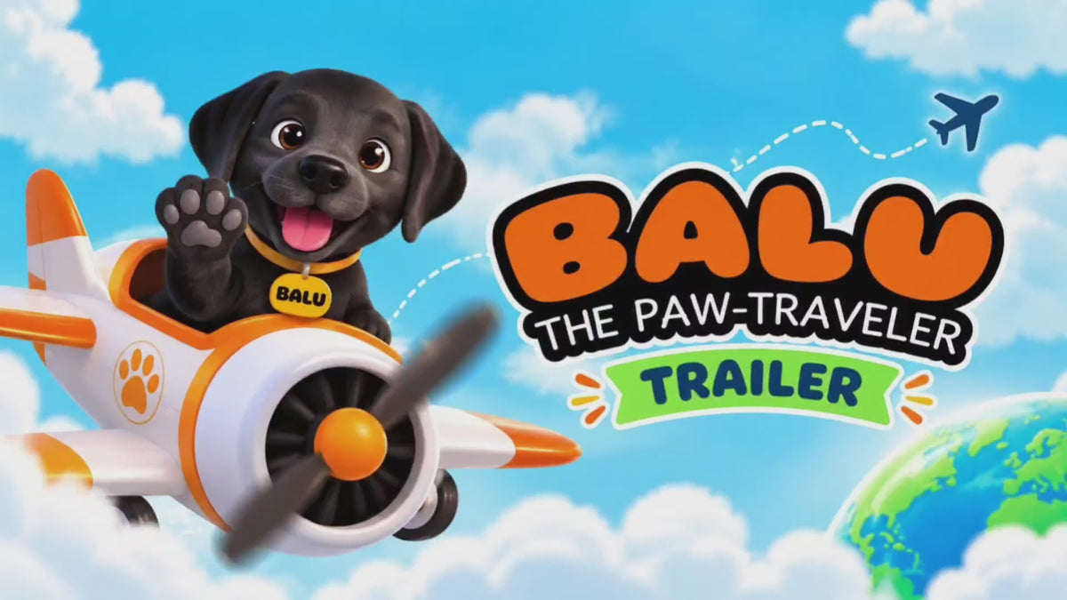 Load video: Meet Balu the Paw-Traveler and discover his adventures exploring the world.